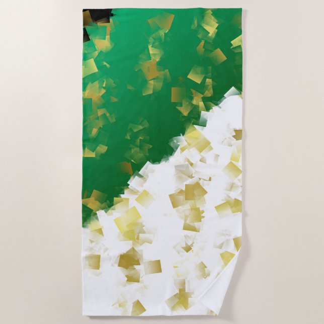 Toalha De Praia padrão, metal, design, textura, forma, quadrado, (Frente)