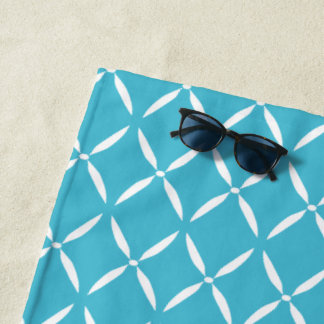 Toalha De Praia Padrão Preppy Moderno