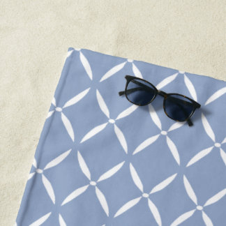 Toalha De Praia Padrão Preppy Moderno