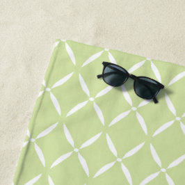 Toalha De Praia Padrão Preppy Moderno