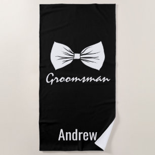 Toalha De Praia Padrinho de casamento Personalizado