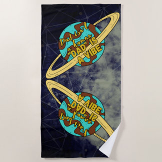 Toalha De Praia Pai, vibração