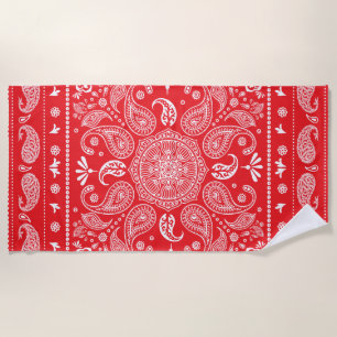 Toalha De Praia Paisley Design-1 Beach Towel