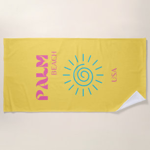 TOALHA DE PRAIA PALM BEACH
