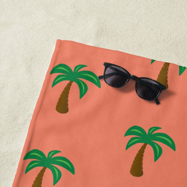 Toalha De Praia Palm Tree - Beach Towel (In Situ)