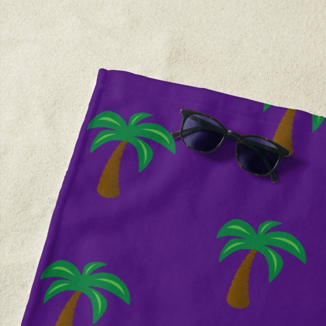Toalha De Praia Palm Tree - Beach Towel (In Situ)