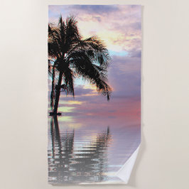 Toalha De Praia Palm Tree in Bay Beach Towel