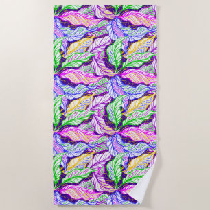Toalha De Praia Palmas tropicais de Beach Towel