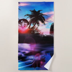 Toalha De Praia Paraíso havaiano