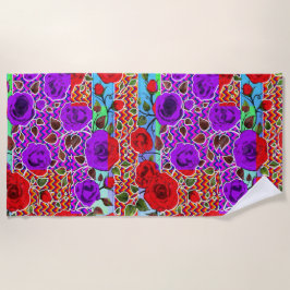 Toalha De Praia Partido do Jardim Mexicano