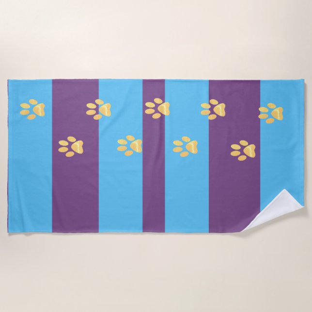 Toalha De Praia passados Beach Towel (Frente)