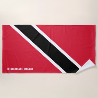 Toalha De Praia Patriótica esplêndida da Bandeira de Trinidad e To
