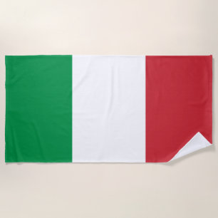 Toalha De Praia Patriótico italiano da bandeira de Italia