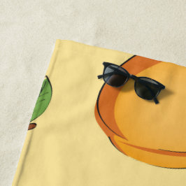 Toalha De Praia Peach Pattern 7