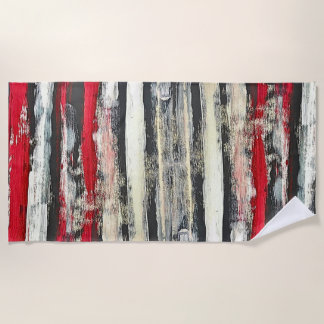 TOALHA DE PRAIA PEÇA DE MADEIRA