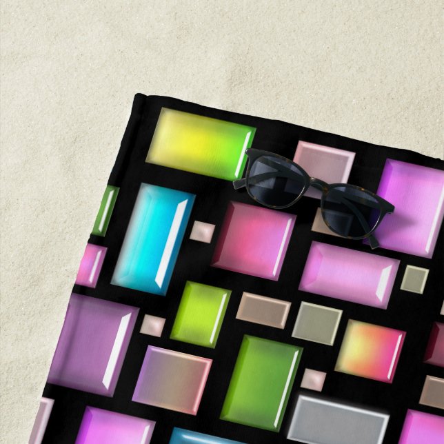 Toalha De Praia Pedras preciosos e mãe de pérolas (In Situ)