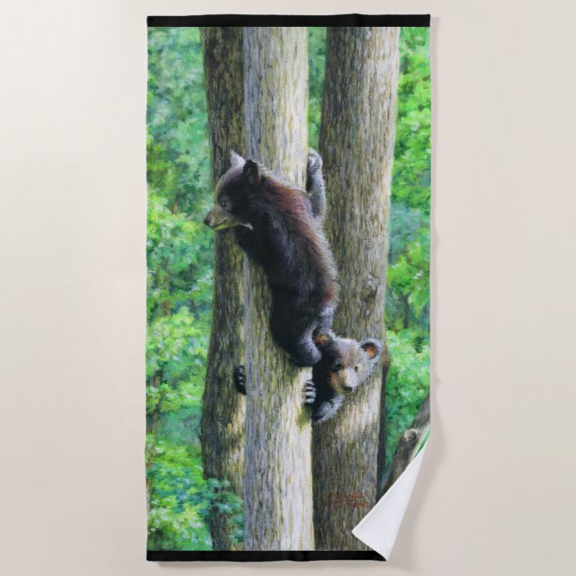 Toalha De Praia Peek-a-Bear (Frente)