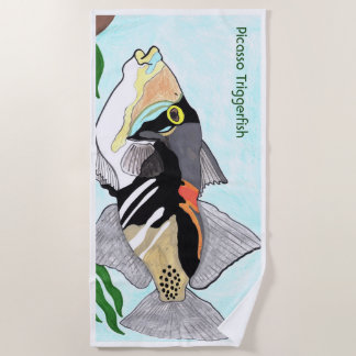 Toalha De Praia Peixe-balão Picasso