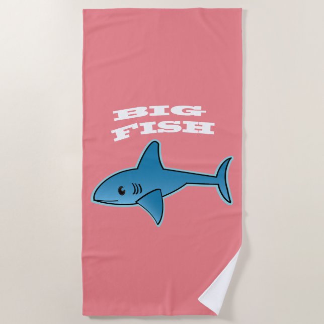Toalha De Praia Peixe Grande - Torre de Praia (Frente)