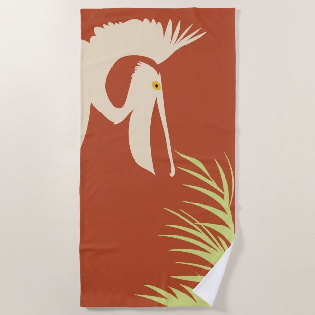 Toalha De Praia Pelican Beach Towel (Frente)