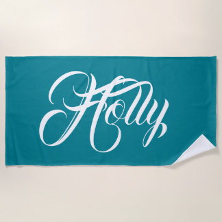 Toalha de praia personalizada