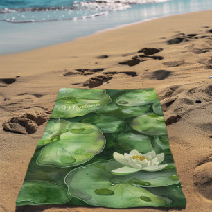 Toalha de Praia Personalizada Lagoa Tranquila em A