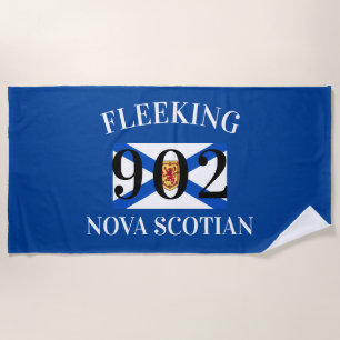 Toalha De Praia Personalizado do Fleeking Nova Scotian Halifax Dar