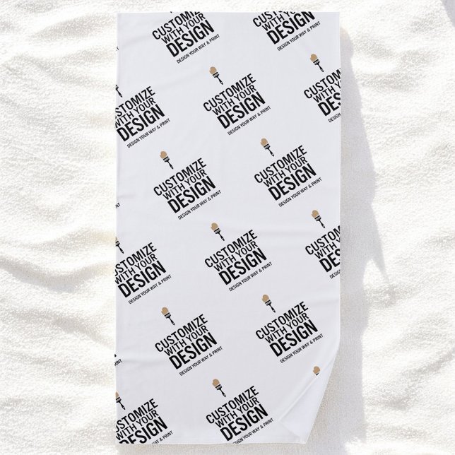 Toalha De Praia Personalized Company Branded Custom Minimalist  (Criador carregado)
