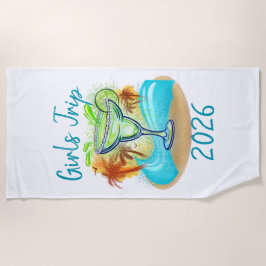 Toalha De Praia Personalized Tropical Island