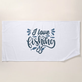 Toalha De Praia Pesca a bordo dos navios de pesca como pescador
