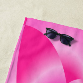 Toalha De Praia Petal rosa de folha