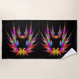 Toalha De Praia Phoenix - arte fractal