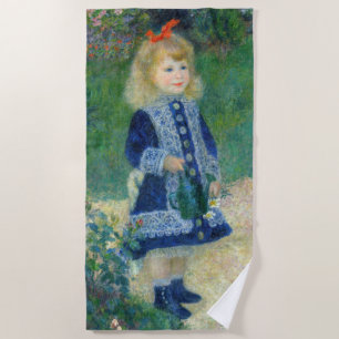 Toalha De Praia Pierre-Auguste Renoir - Uma garota com uma lata de