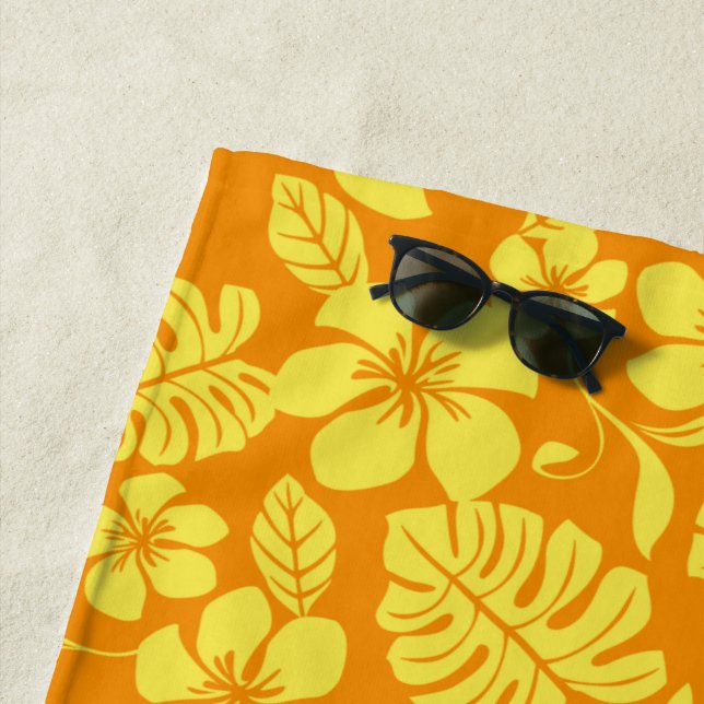 TOALHA DE PRAIA PINK BIKINI (TANGERINA/AMARELO) (In Situ)
