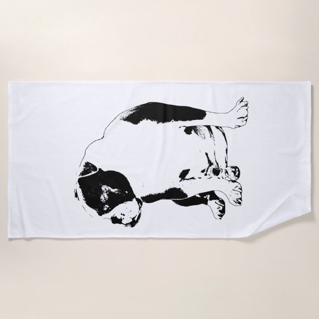 Toalha De Praia Piscina de Lodge, Limpar Linhas (Frente)