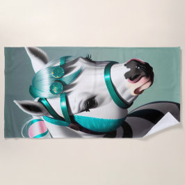 Toalha De Praia Pôneo Espiritual 3d, bonito 7