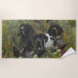 Toalha De Praia Ponteiros abreviados alemães