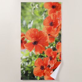 Toalha De Praia Poppies