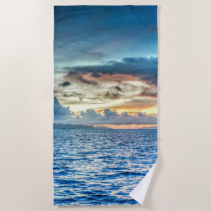 Toalha De Praia pôr do sol Bora Bora, foto tropical