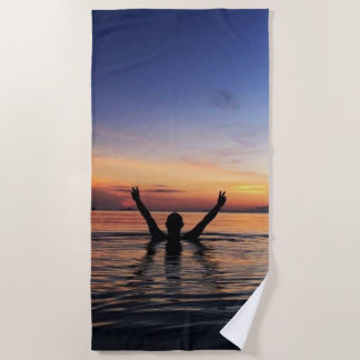 Toalha De Praia Pôr do sol exuberante Leyte Filipinas