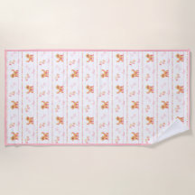 Posh Doodle Dog Love Beach Towel