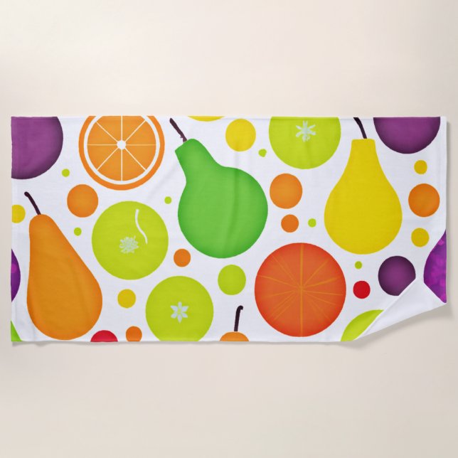 Toalha De Praia Poster (Frente)