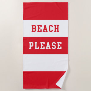 Toalha De Praia Praia, por favor