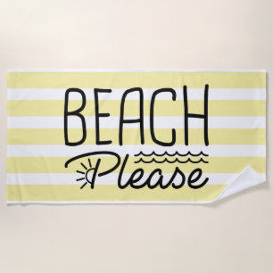 Toalha De Praia Praia, por favor