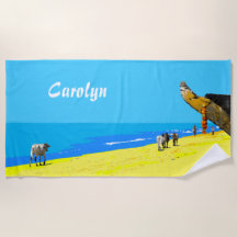 Praia tropical, Goa, Índia, seu nome