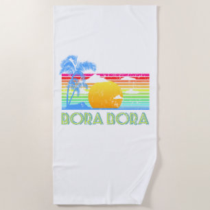 Toalha De Praia Praia Vintage Bora Bora
