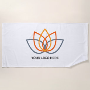 Toalha De Praia Presente de Apreciação de Logotipo Personalizado,