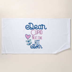 Toalha De Praia Presente do casal na próxima vez em ambos