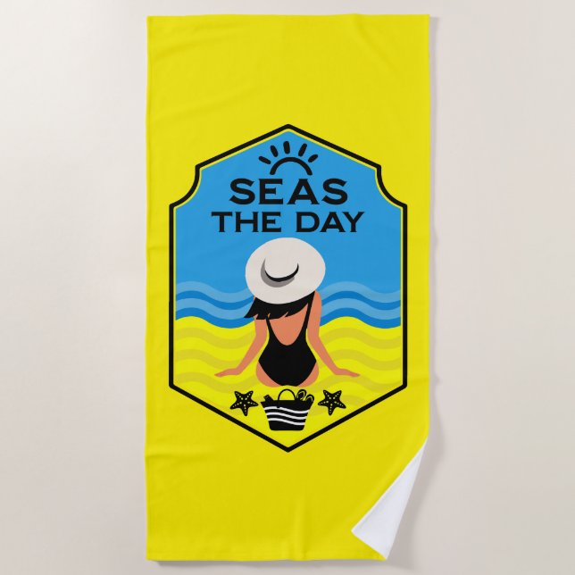 Toalha De Praia Presente Essencial de Verão para a Praia (Frente)