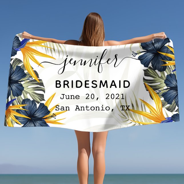 Toalha De Praia Presentes de Casamento Presente de Festa de Desped (Wedding Gifts Bachelorette Party Gift, Wedding Bea Beach Towel)